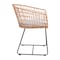 Flash Furniture 3PC Natural Rattan Rope Bistro Set with Side Table TW-VN01516-NAT-LGY-GG - alternate 7